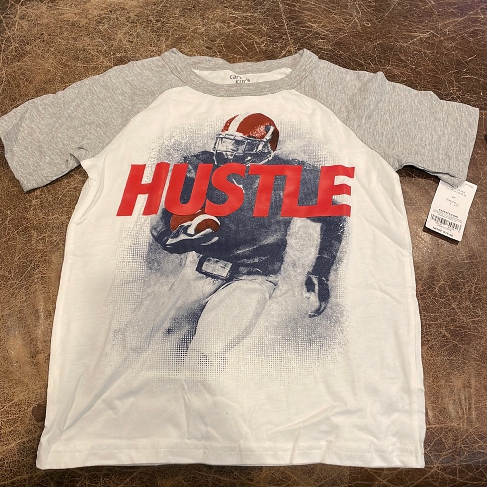 Carters kids football t-shirt